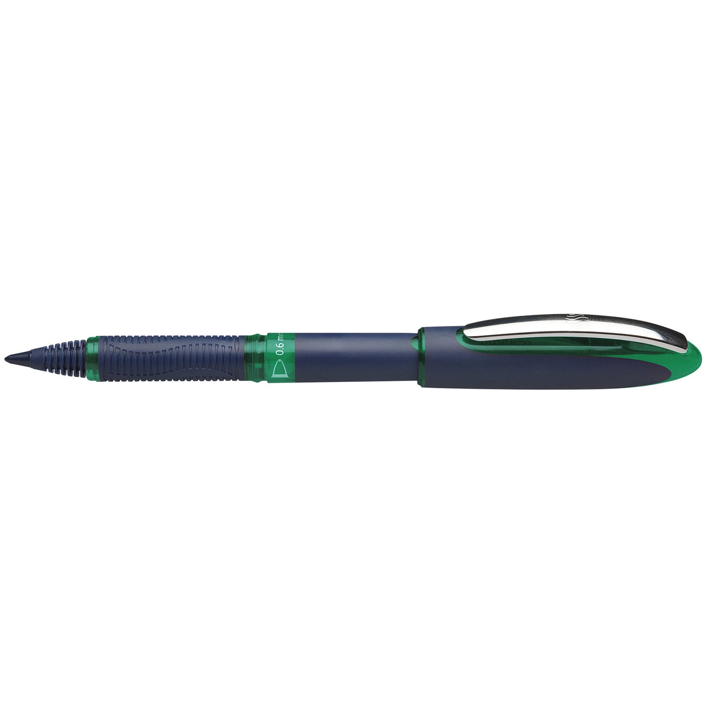 One Business Rollerball Pen, 0.6 mm, Green Ink, Single Pen