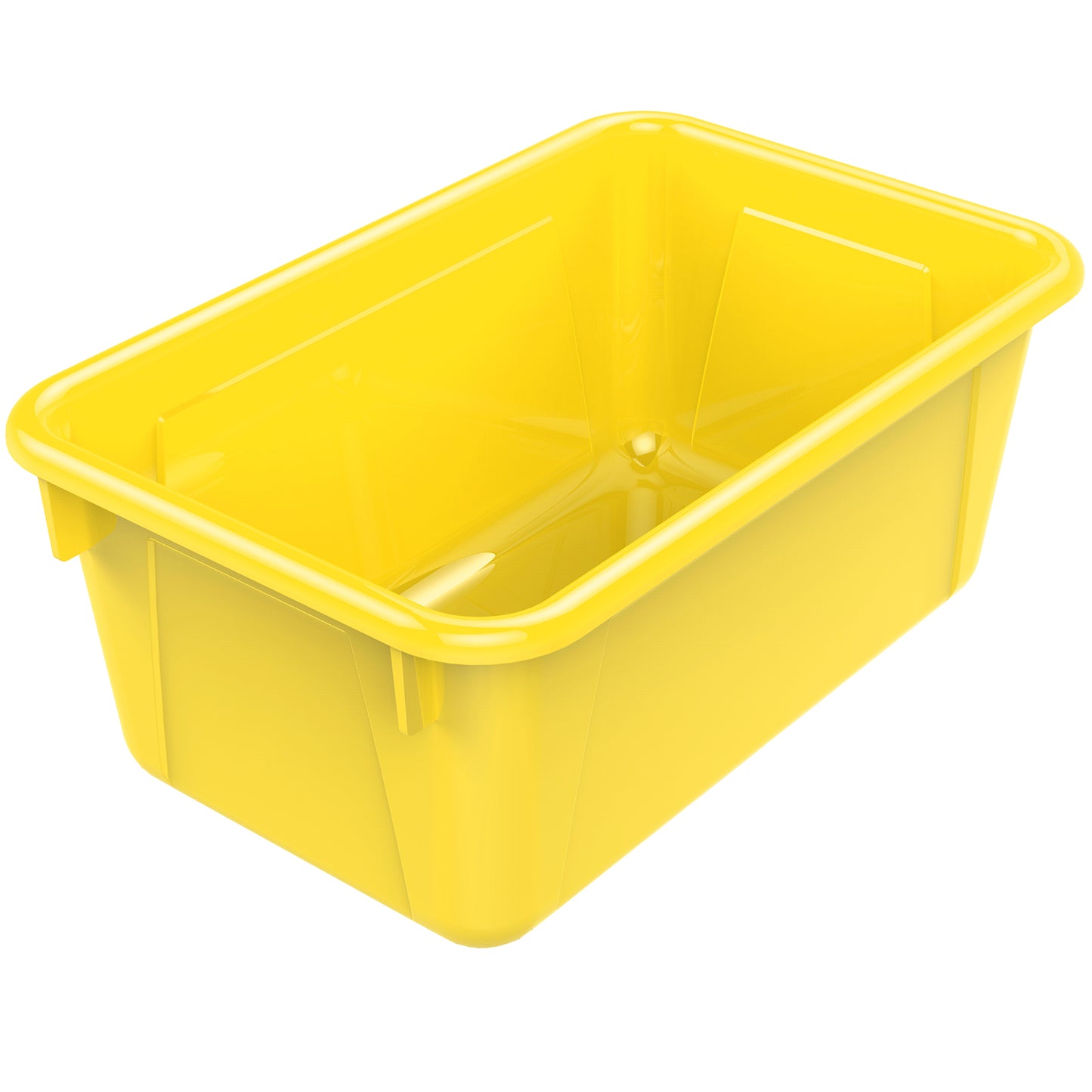 Small Cubby Bin, Yellow