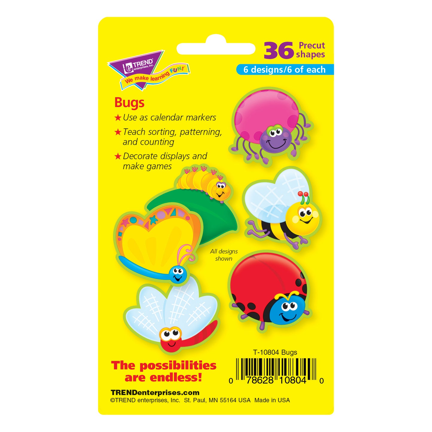 Bugs Mini Accents Variety Pack, 36 ct