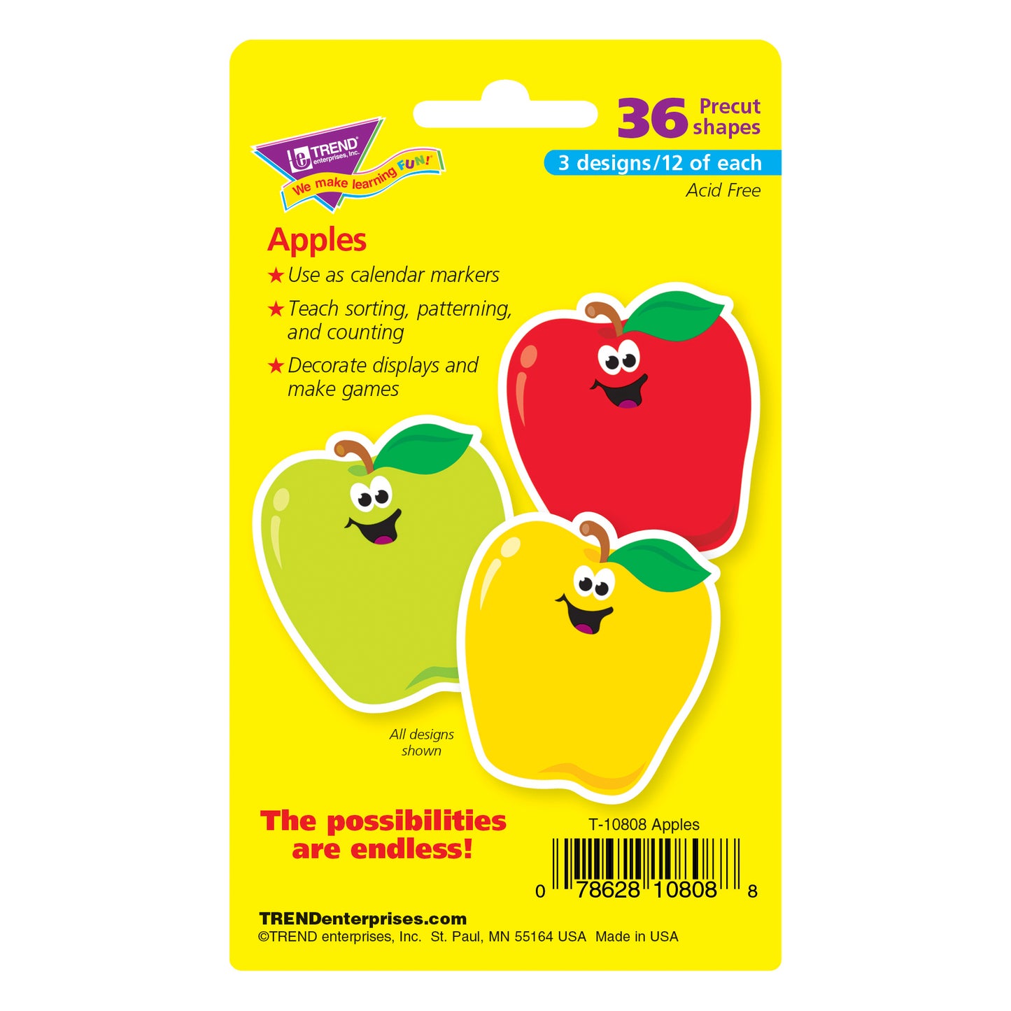 Apples Mini Accents Variety Pack, 36 ct
