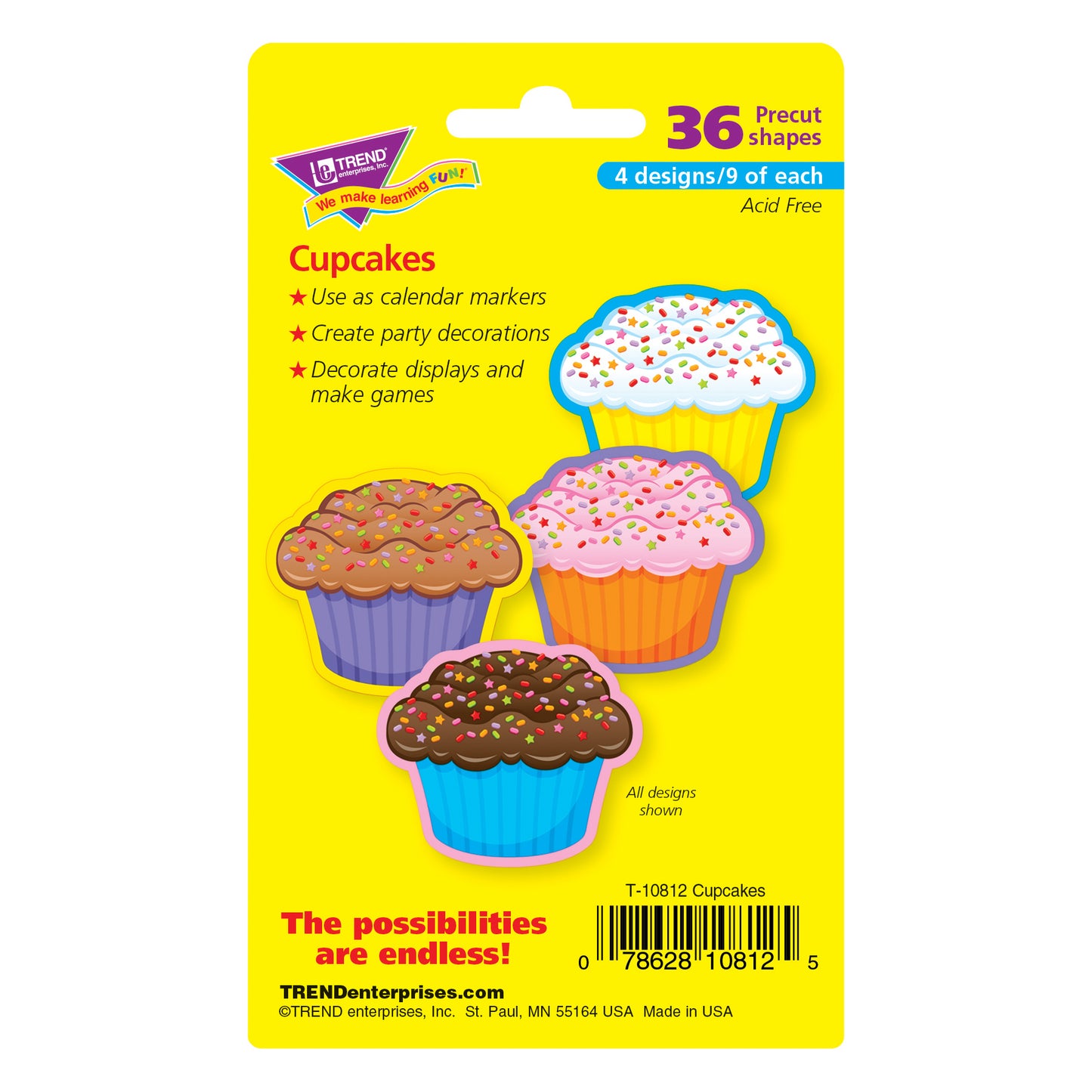 Cupcakes Mini Accents Variety Pack, 36 ct