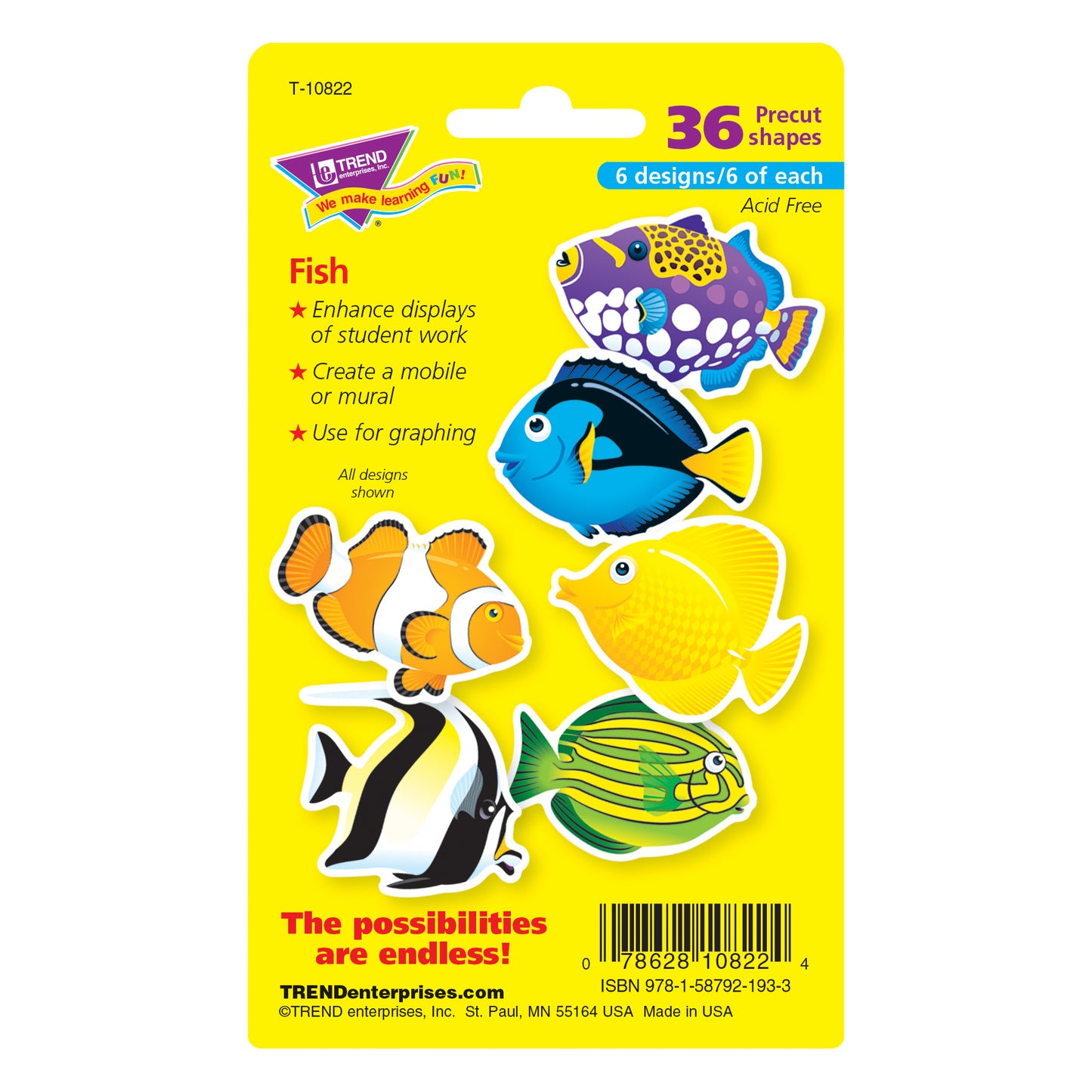 Fish Mini Accents Variety Pack, 36 ct
