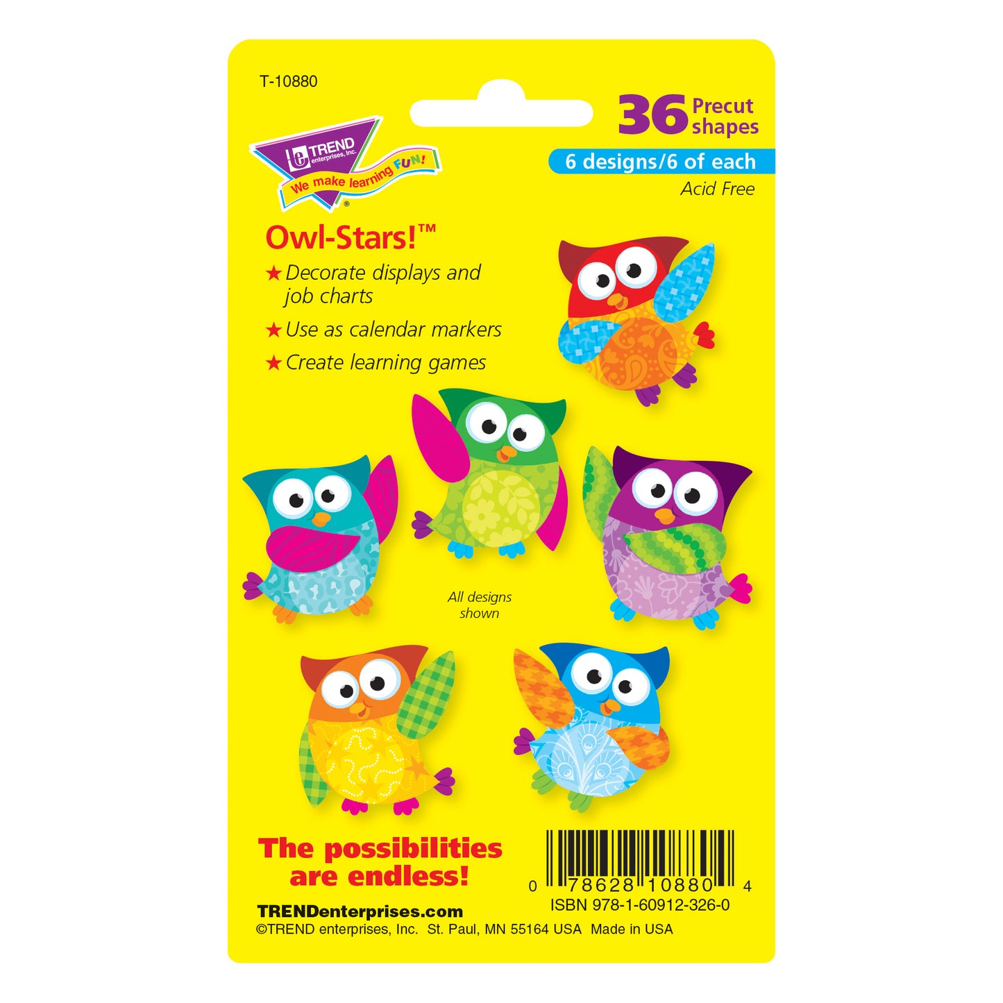 Owl-Stars!® Mini Accents Variety Pack, 36 ct
