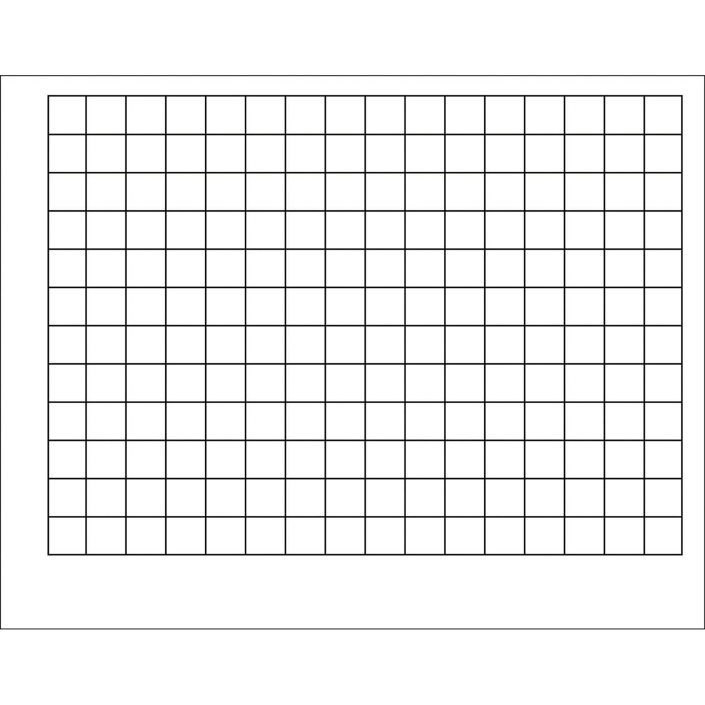Graphing Grid (1 1/2" Squares) Wipe-Off® Chart, 22" x 28"