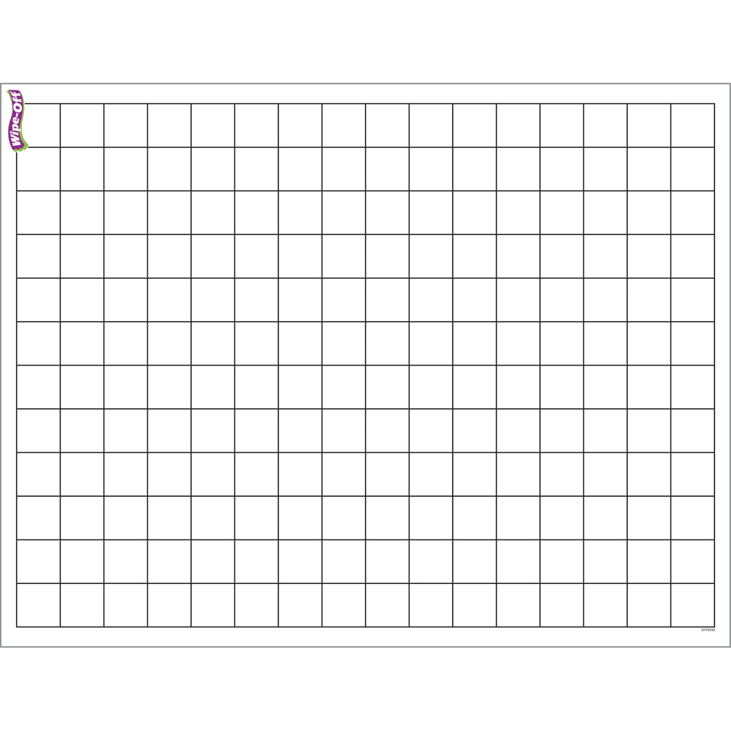Graphing Grid (Small Squares) Wipe-Off® Chart, 17" x 22"