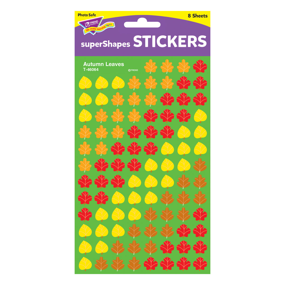 Autumn Leaves superShapes Stickers, 800 ct
