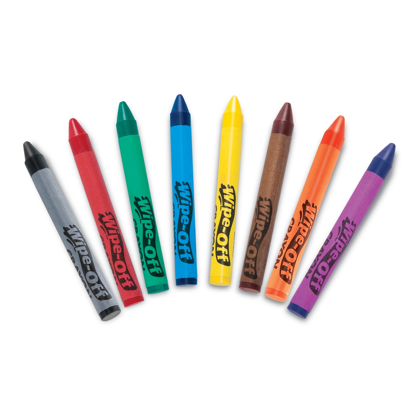 8-Pack Jumbo Assorted Wipe-Off® Crayons