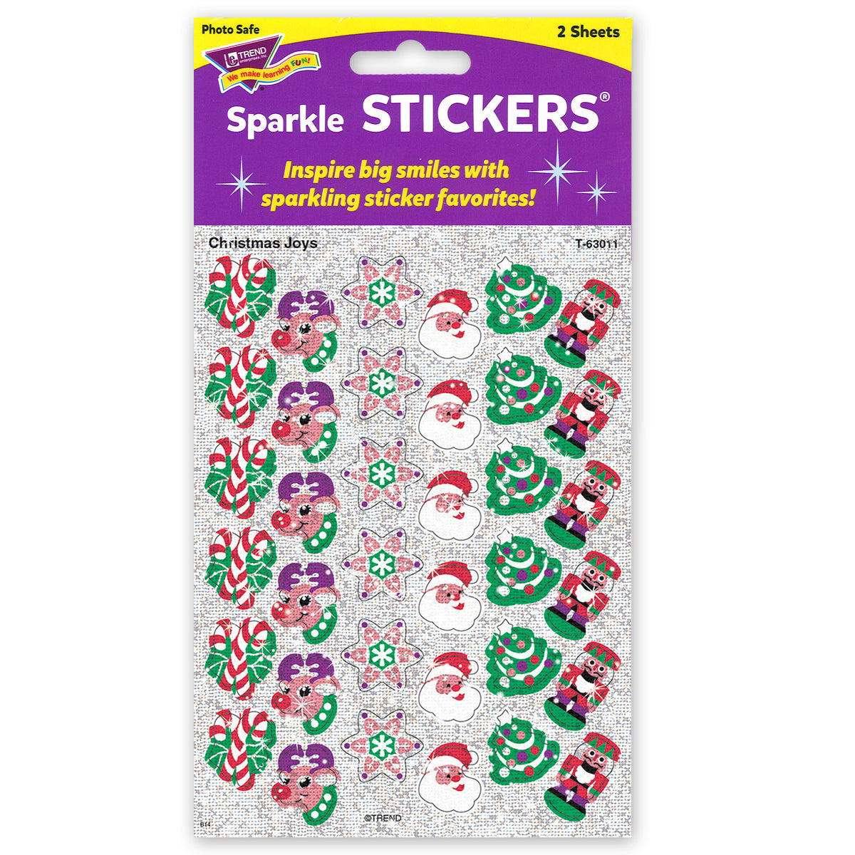Christmas Joys Sparkle Stickers®, 72 ct