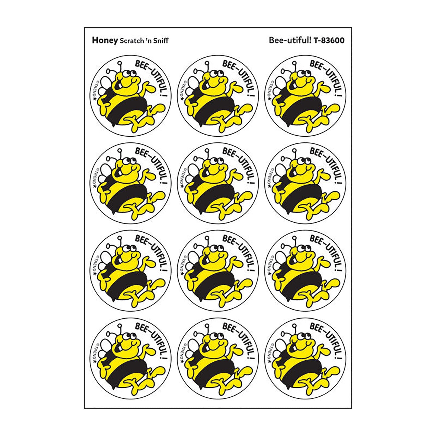 Stickers 24ct Beeutiful Honey Scent