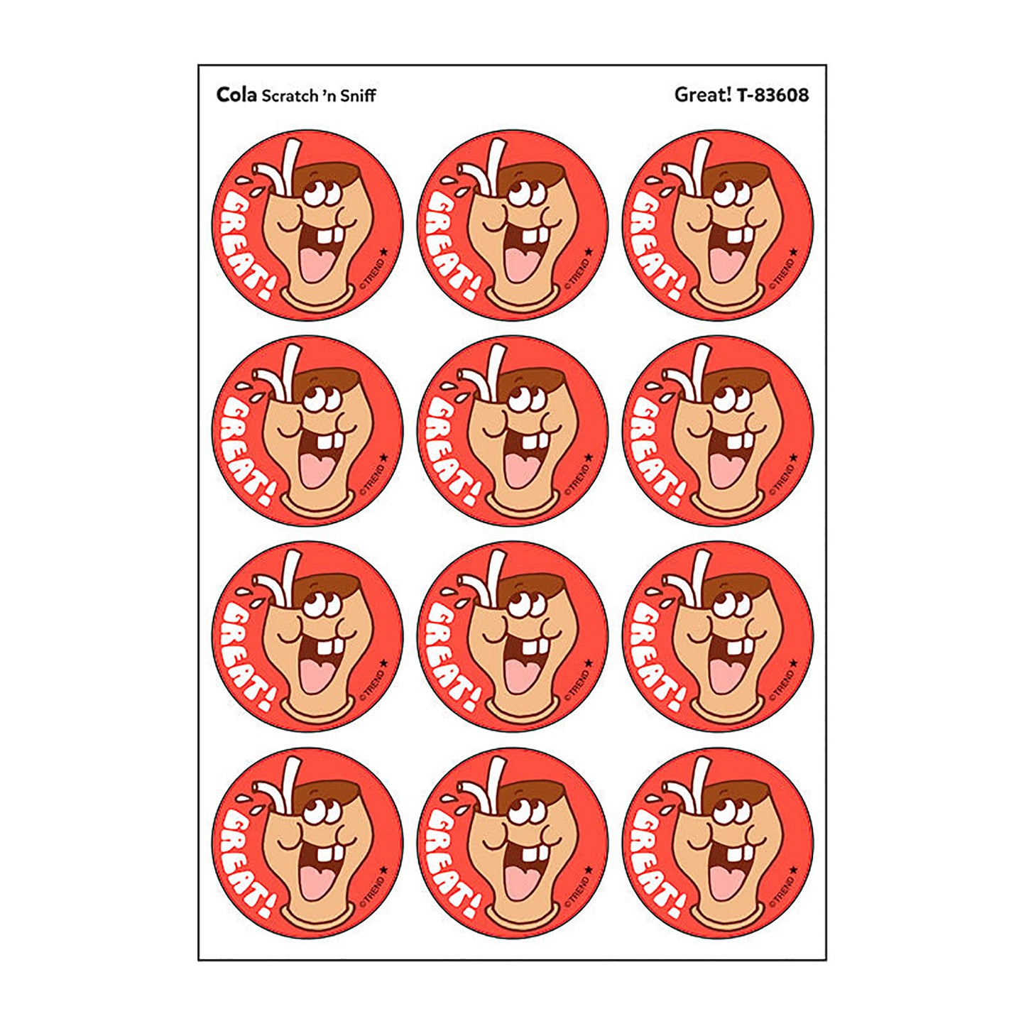 Stickers 24ct Great Cola Scent