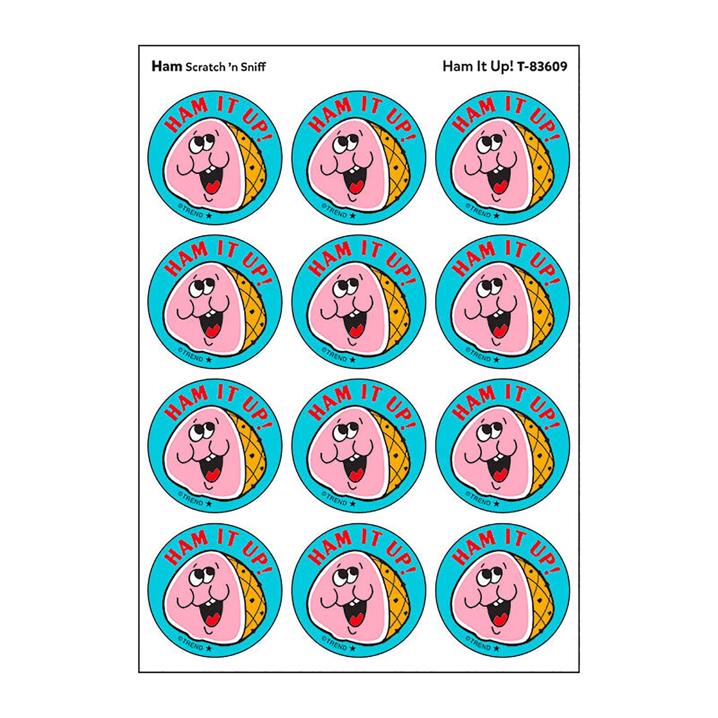 Stickers 24ct Ham It Up Ham Scent