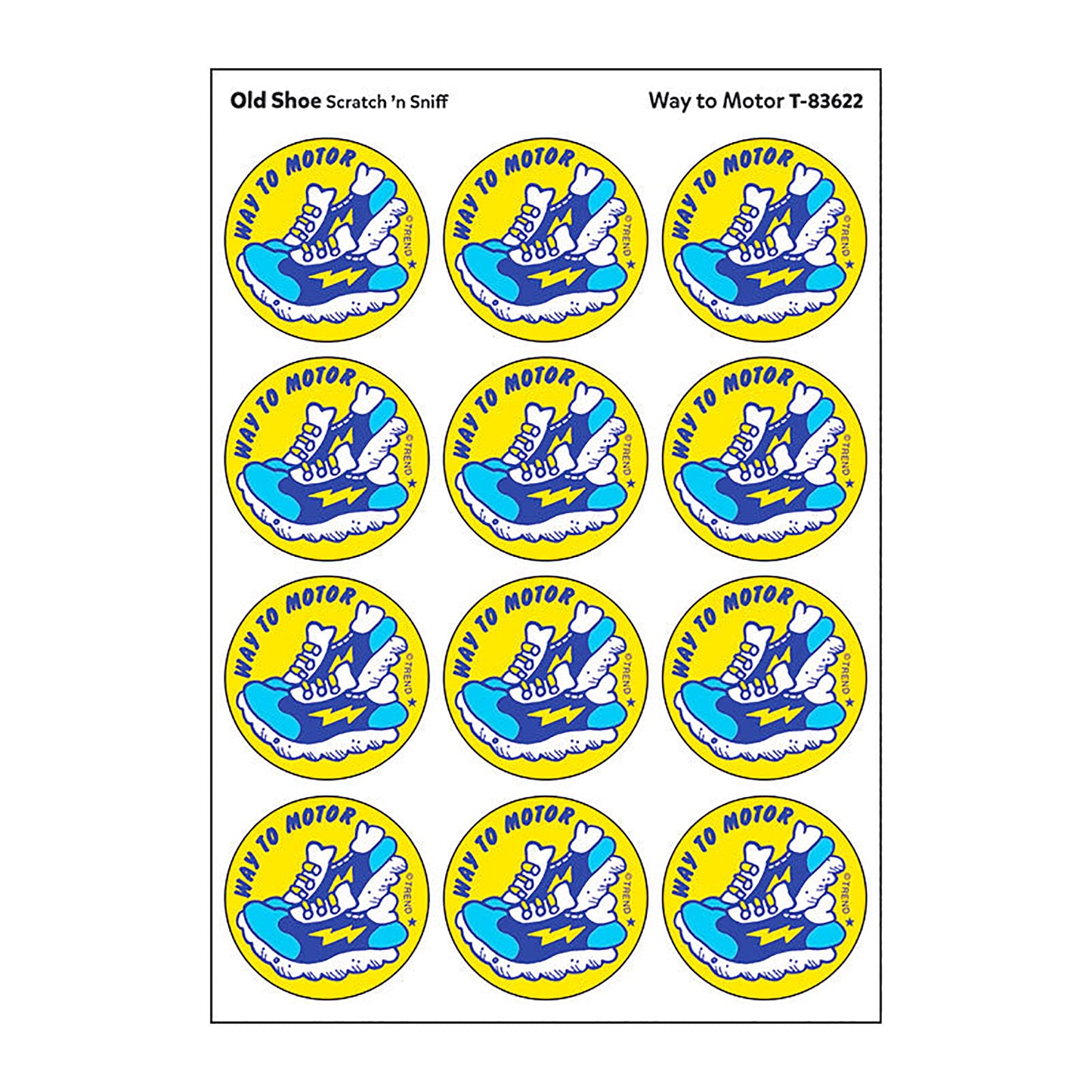 Stickers 24ct Way To Motor Old Shoe Scent
