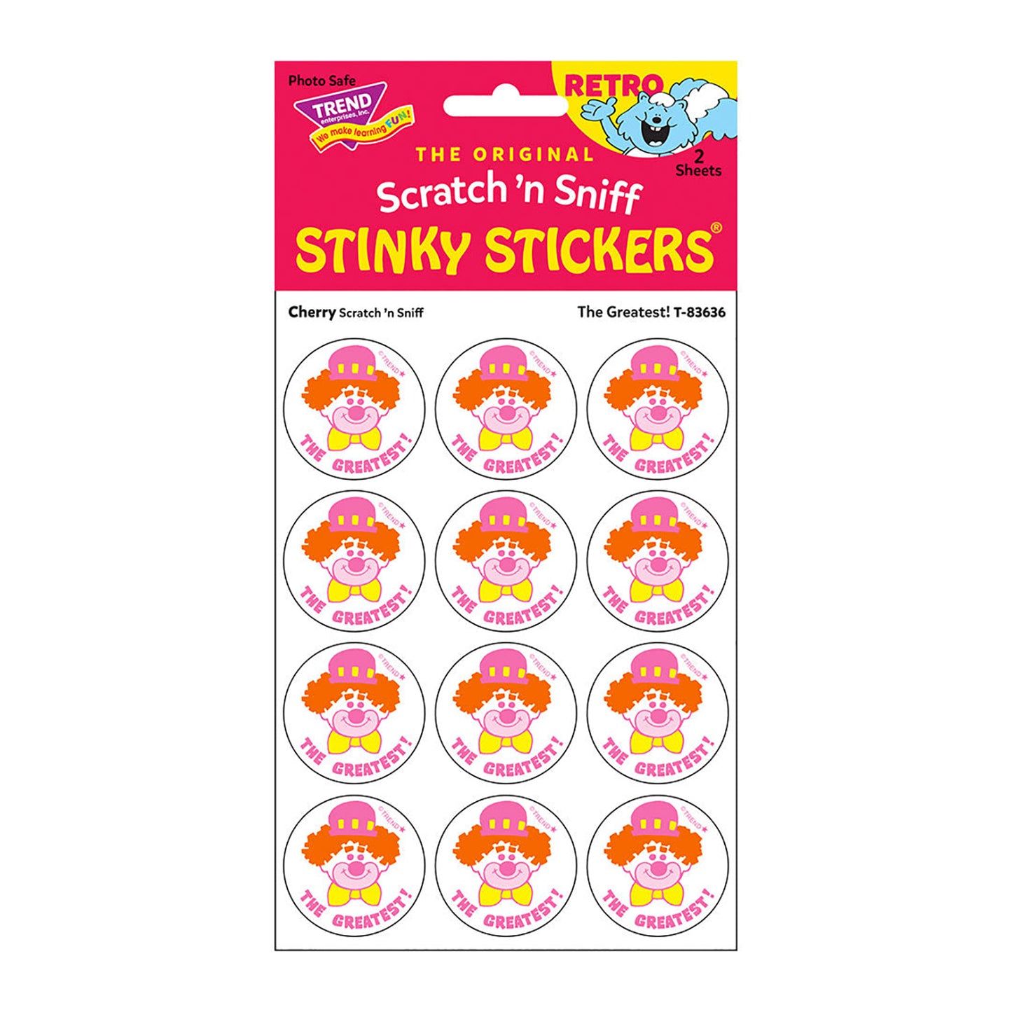 Stinky Stickers The Greatest Cherry Scent