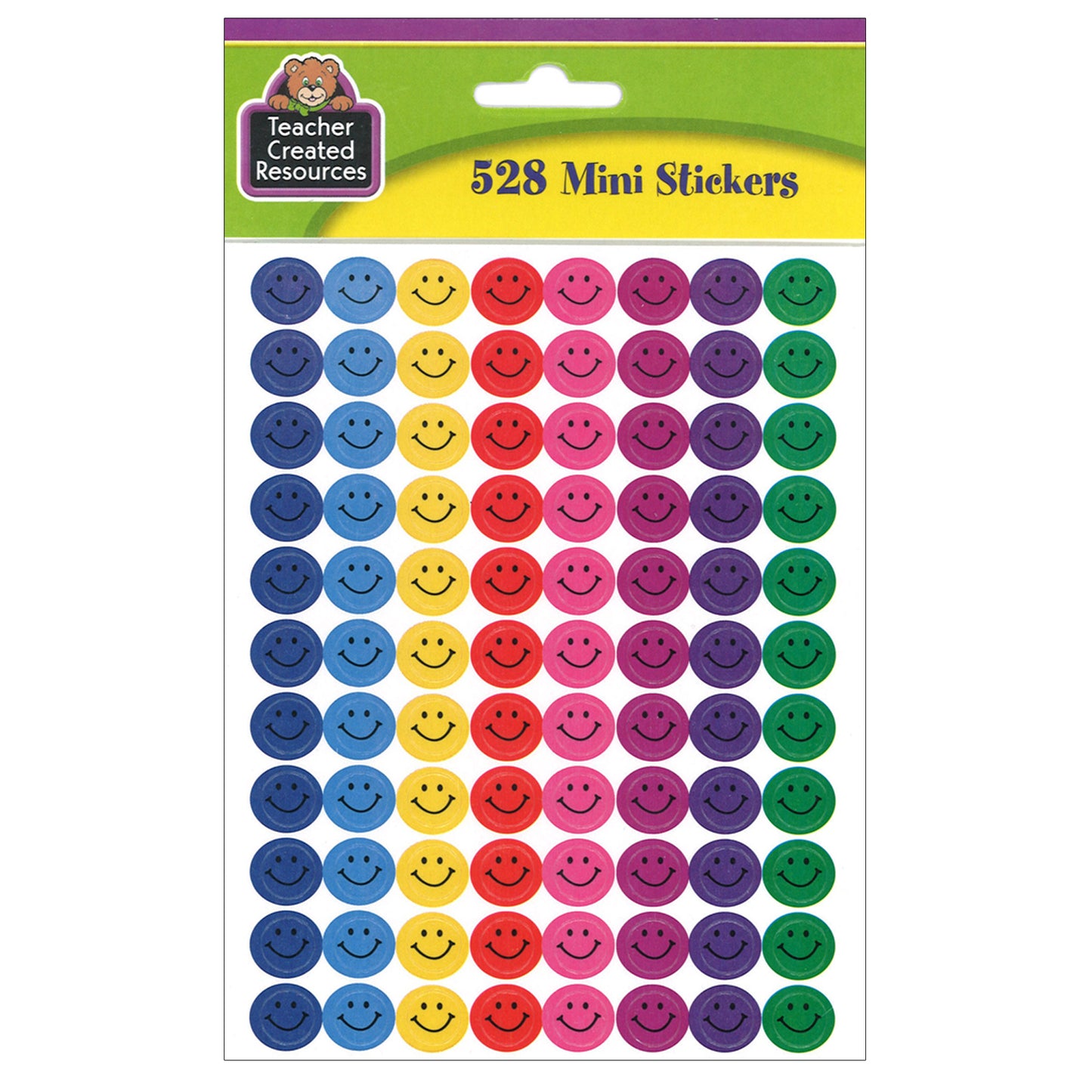 Happy Faces Mini Stickers, Pack of 528