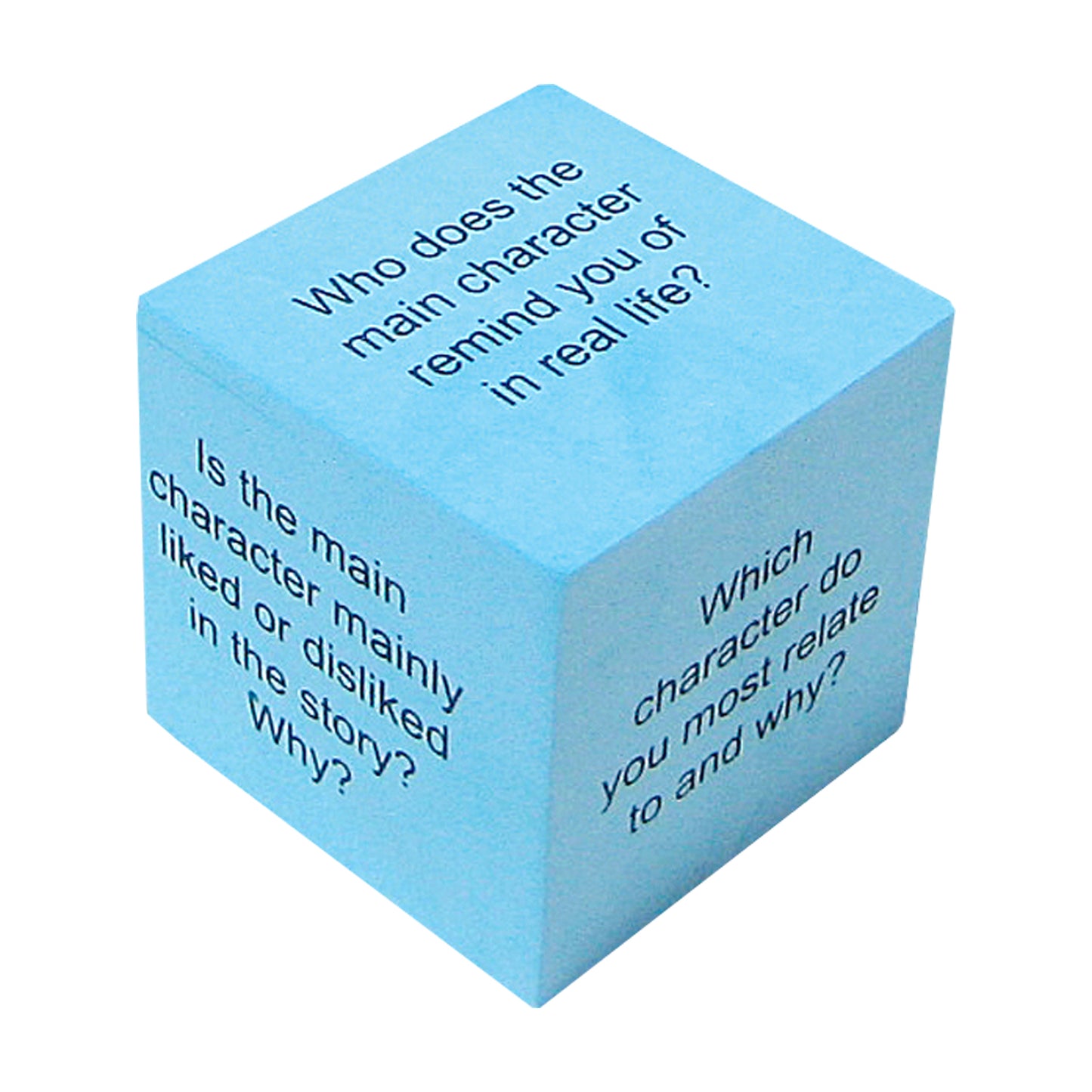 Foam Reading Comprehension Cubes, Pack of 6