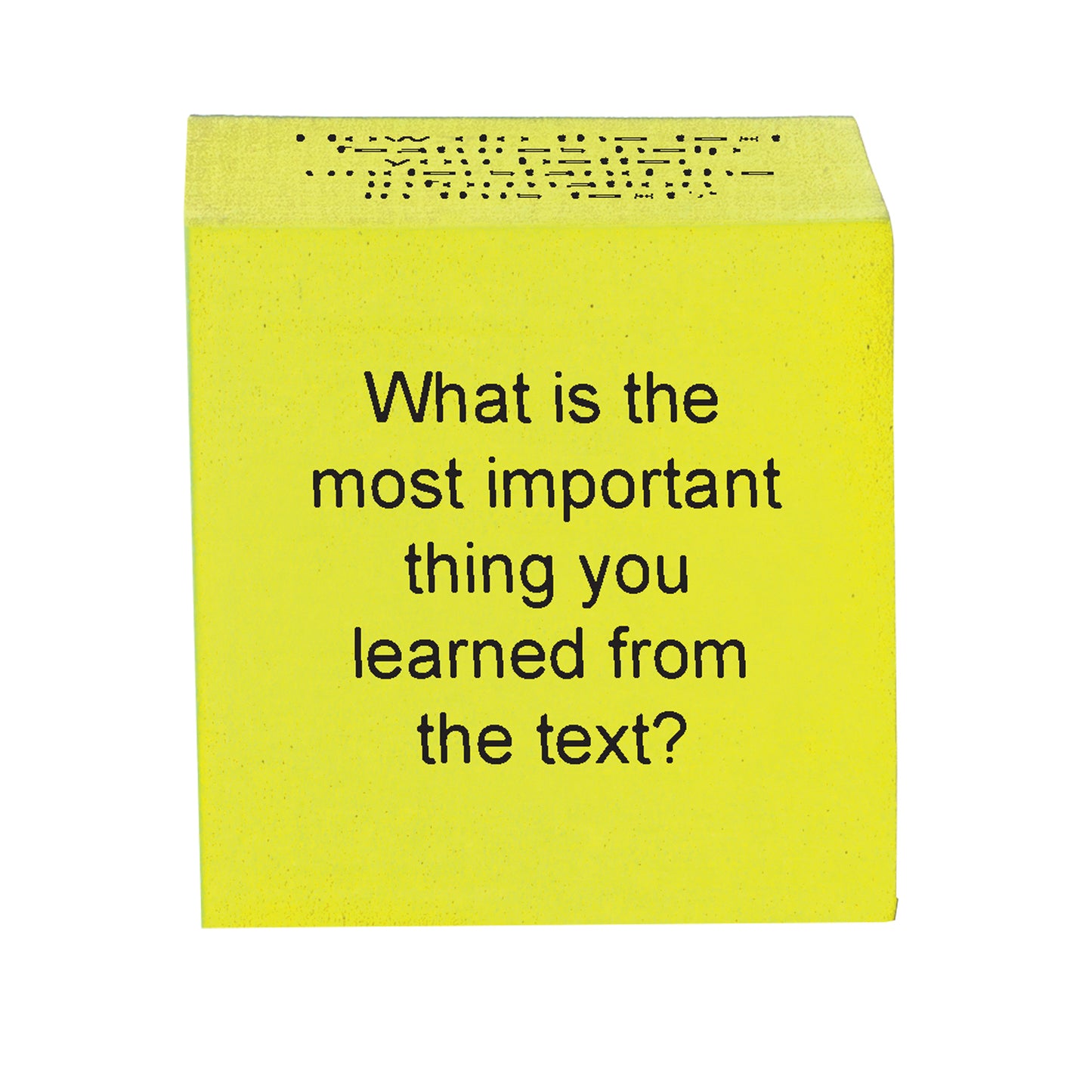 Foam Nonfiction Comprehension Cubes