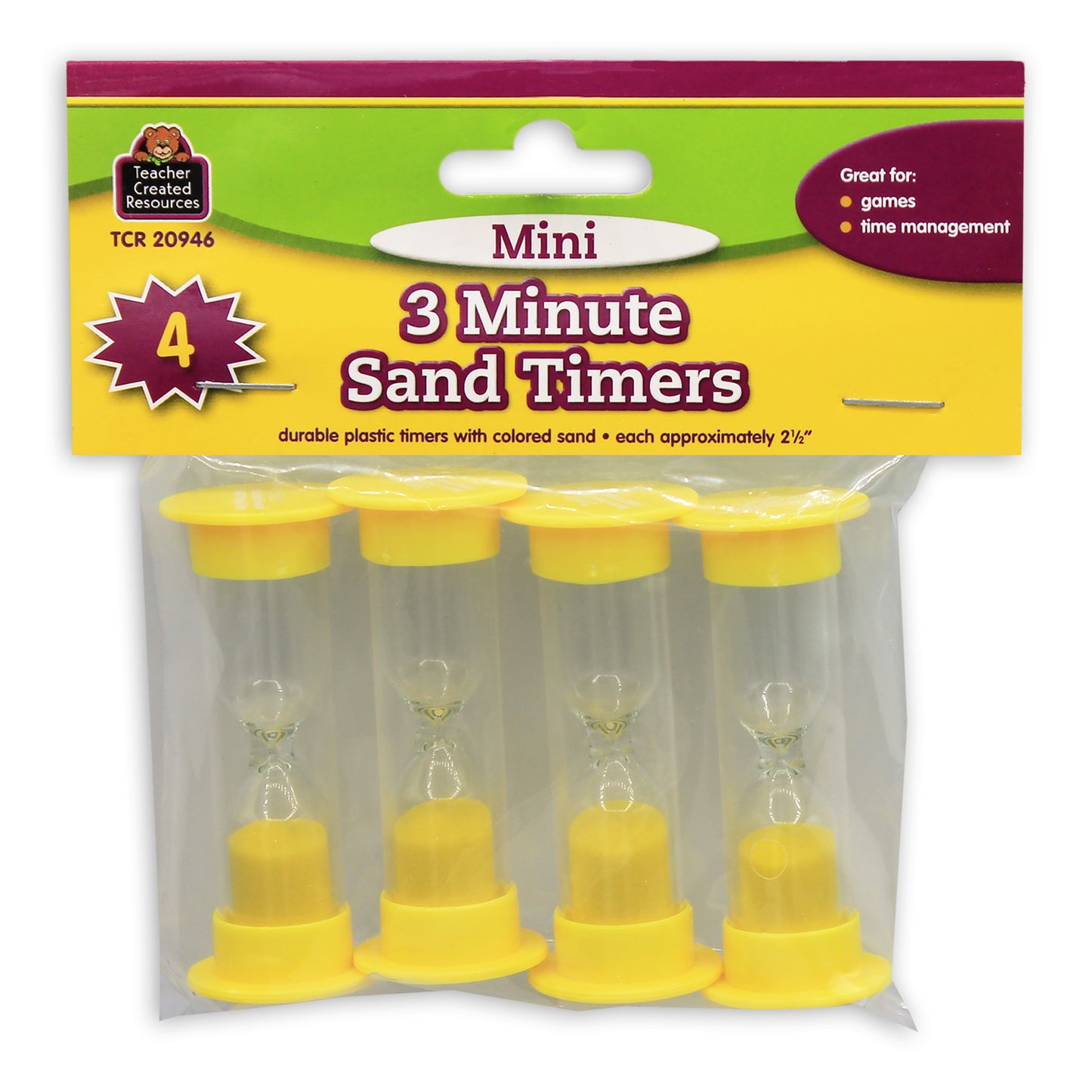3 Minute Sand Timers - Mini