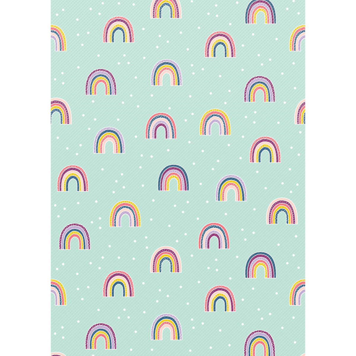 Better Than Paper Bulletin Board Roll, Oh Happy Day Rainbows, 4-Pack
