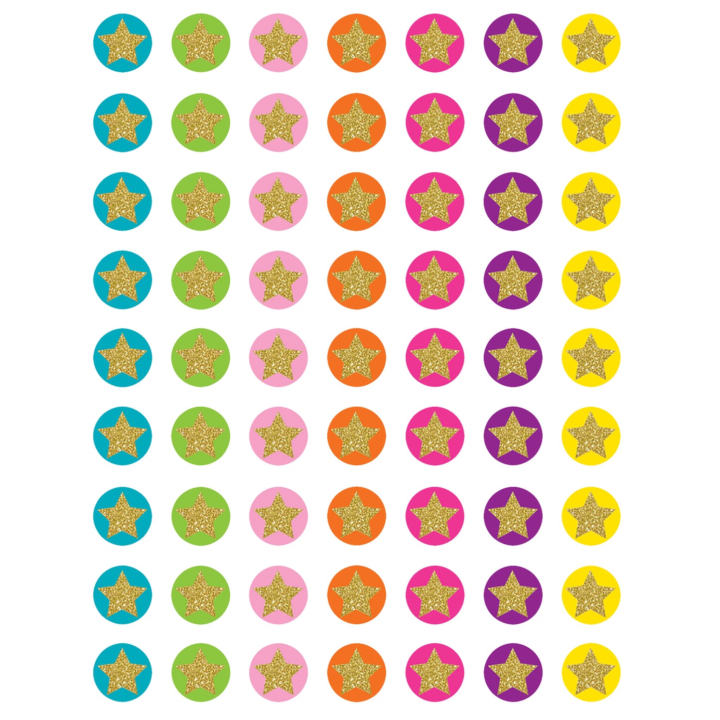 Confetti Stars Mini Stickers, Pack of 378