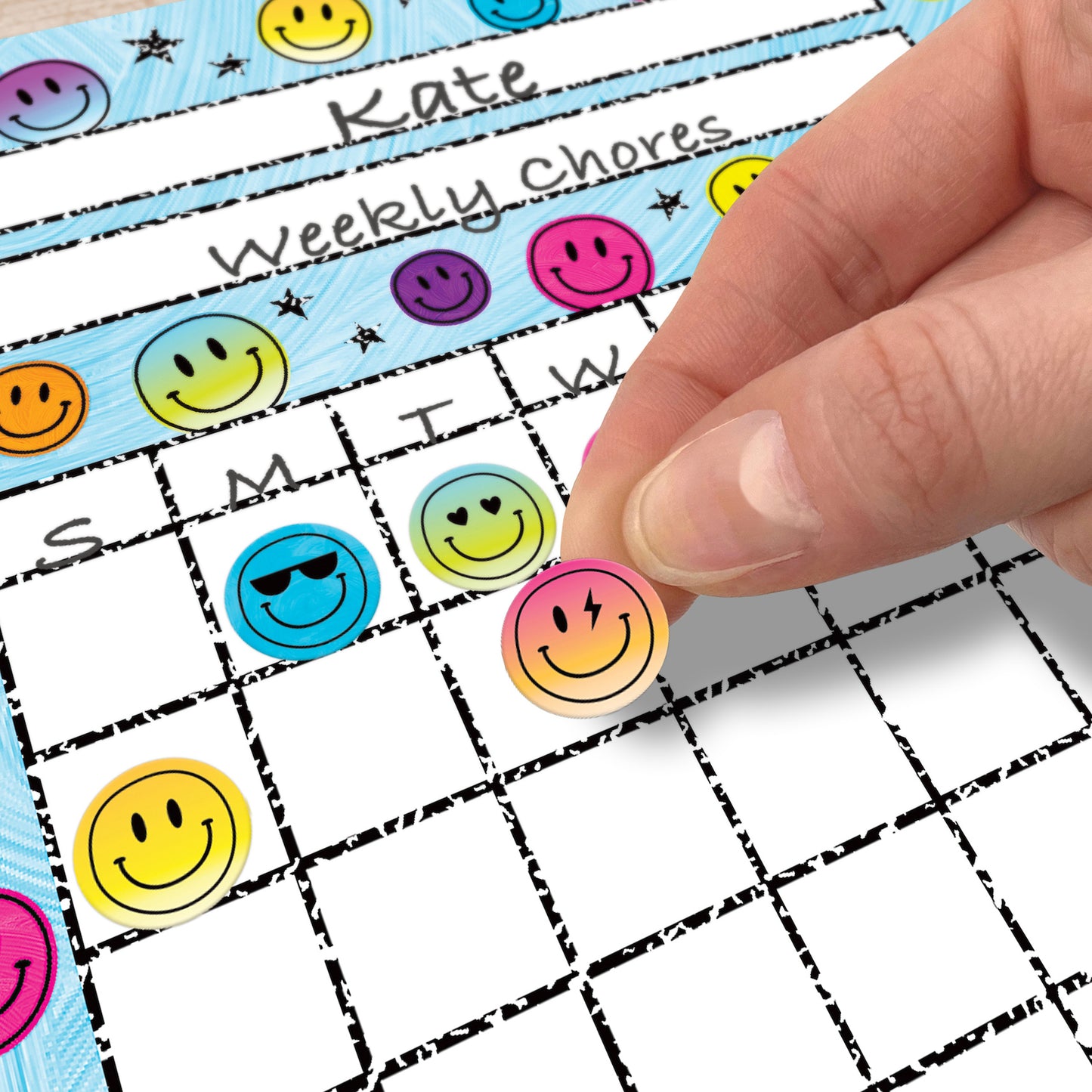 Brights 4Ever Smiley Faces Mini Stickers