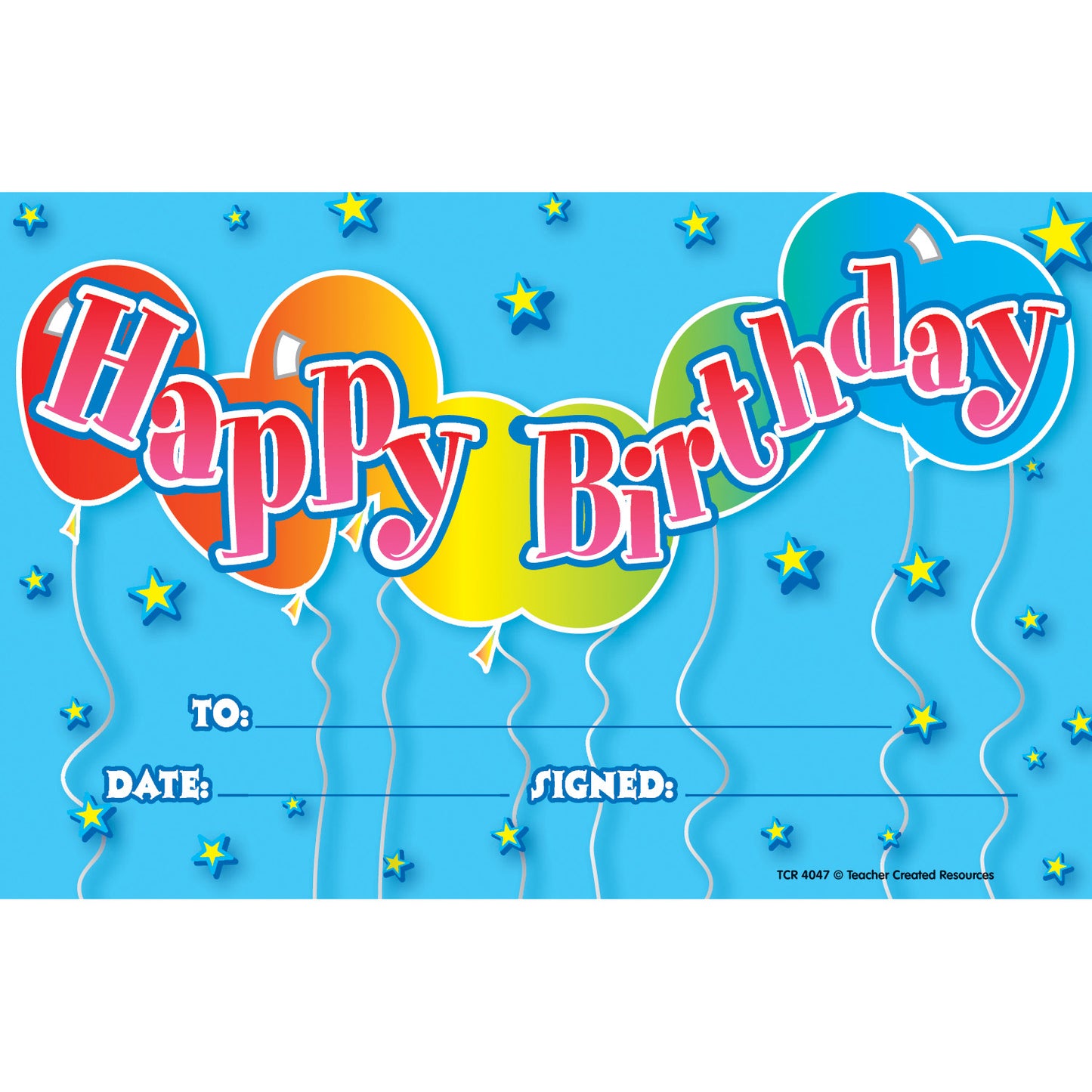 Birthday 2 AwardS, Pack of 25