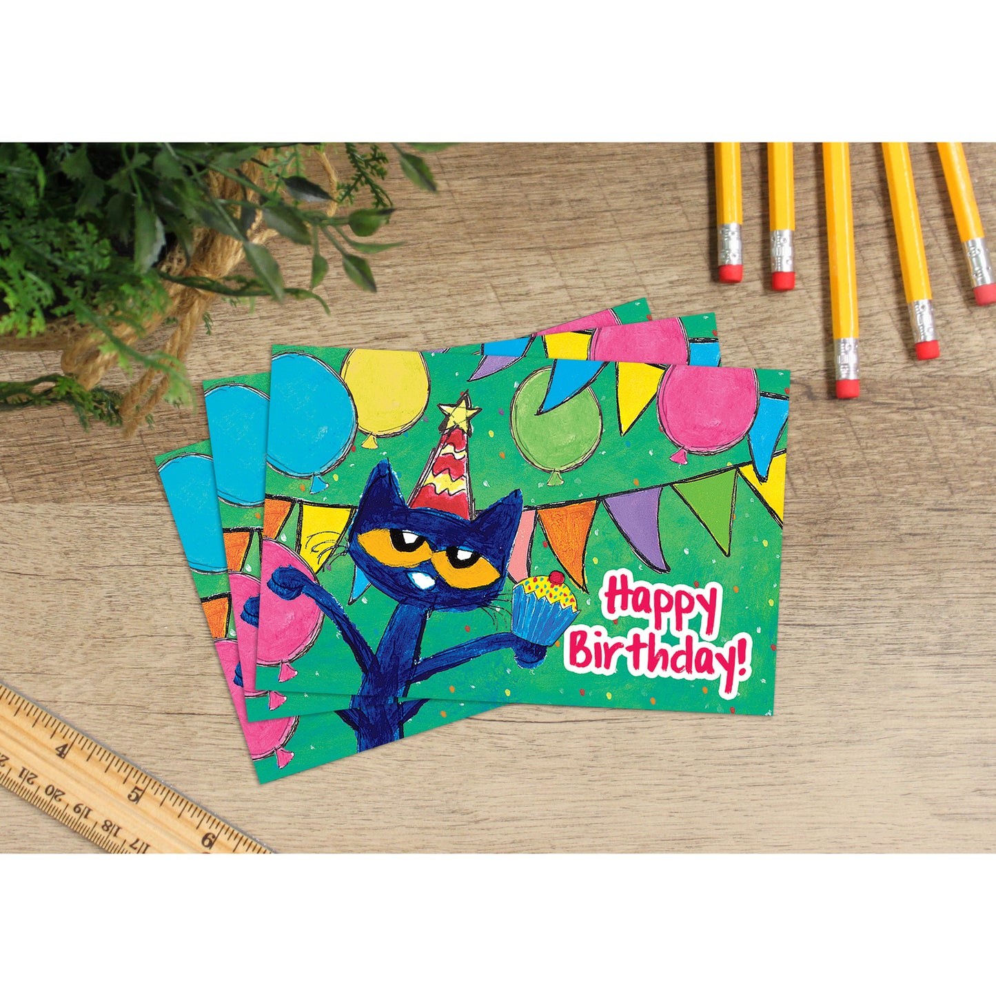 Pete The Cat Happy Birthday Postcards, Pack of 30