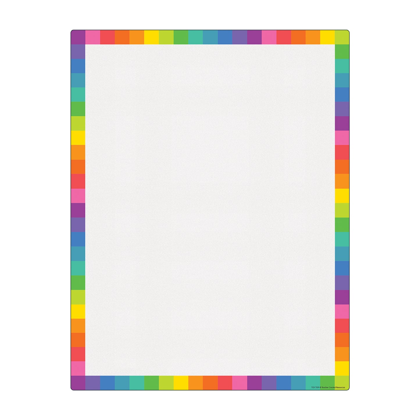 Colorful Blank Write-On/Wipe-Off Chart, 17" x 22"