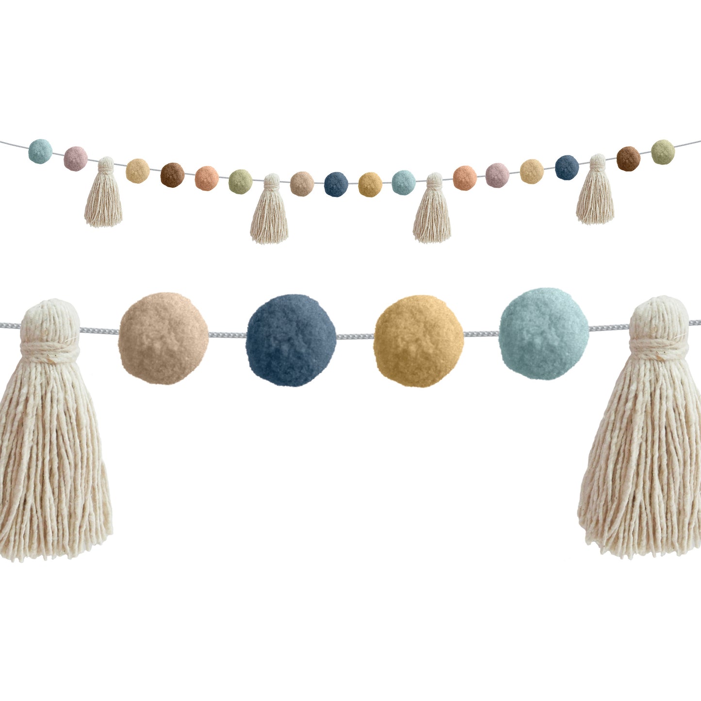 Everyone is Welcome Pom-Poms and Tassels Garland