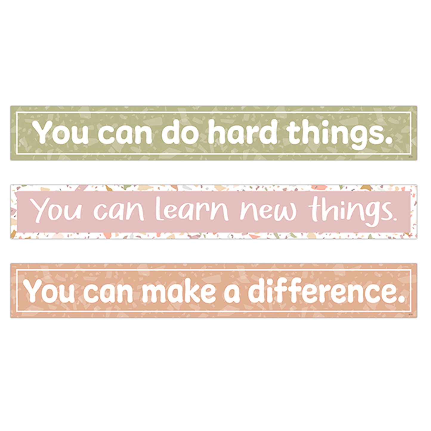 Believe You Can Mini Bbs Terrazzo Tones