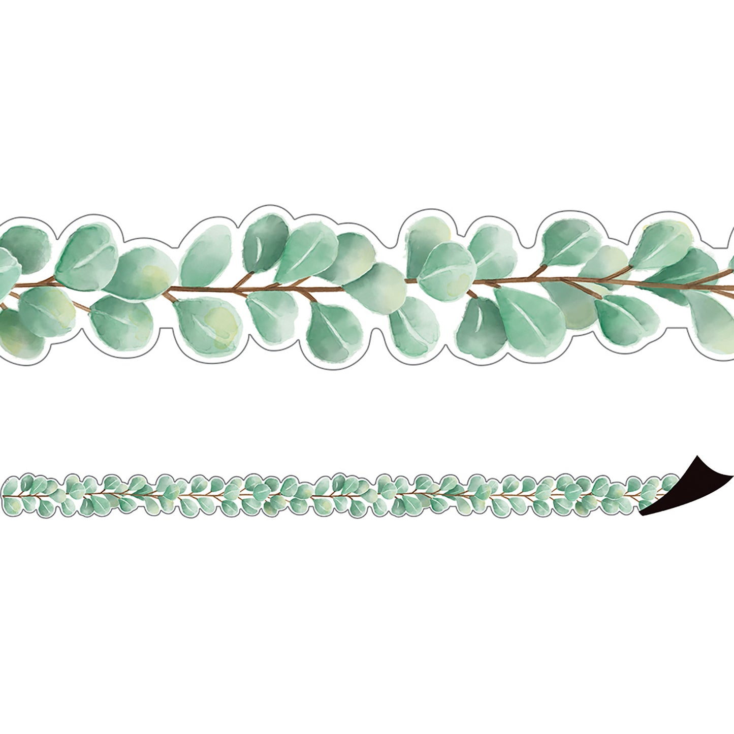 Eucalyptus Die-Cut Magnetic Border, 24 Feet