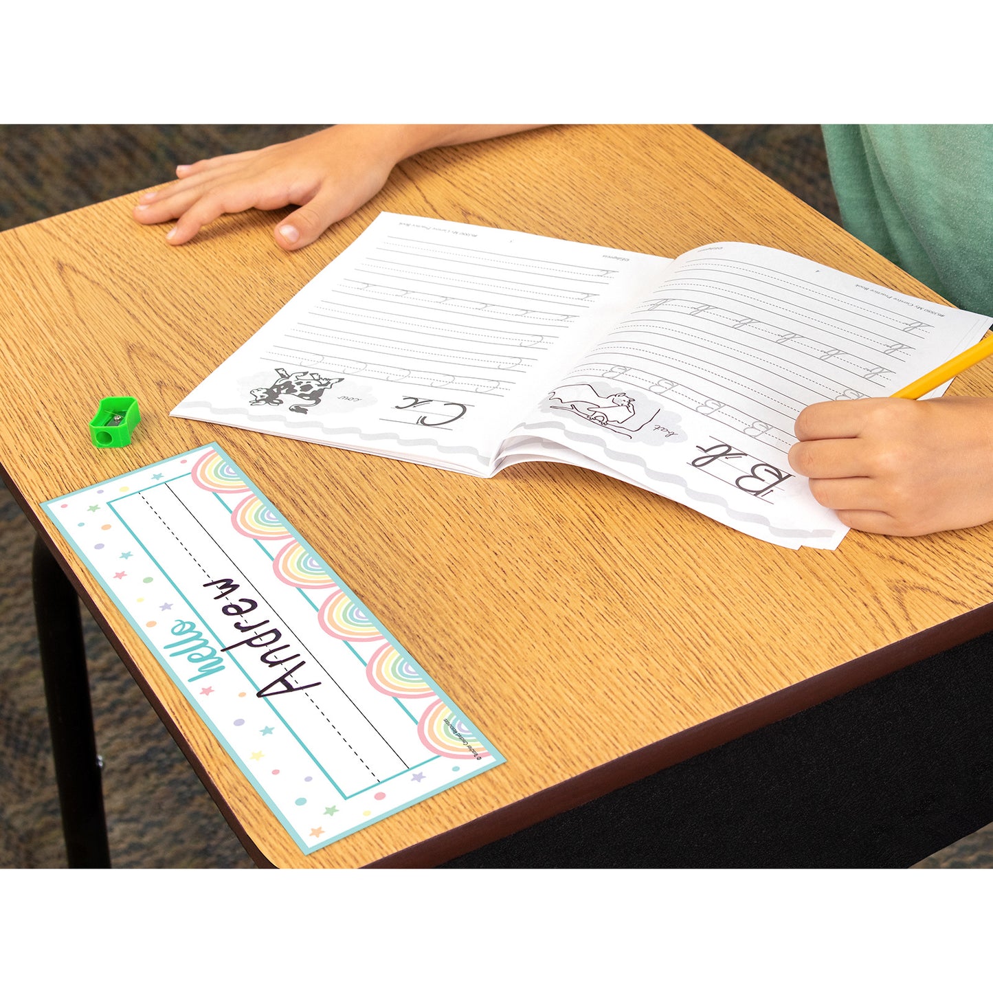 Pastel Pop Flat Name Plates, Pack of 36