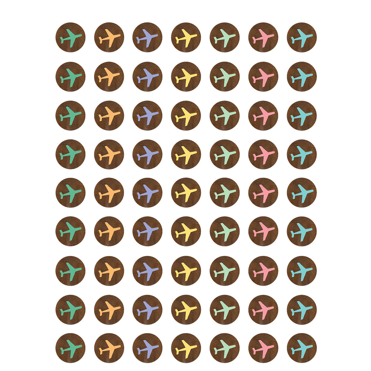 Travel the Map Airplanes Mini Stickers, Pack of 378