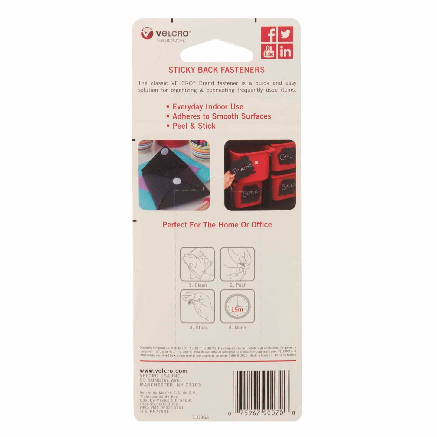 Sticky Back Coins, 5/8", White, 15 Sets