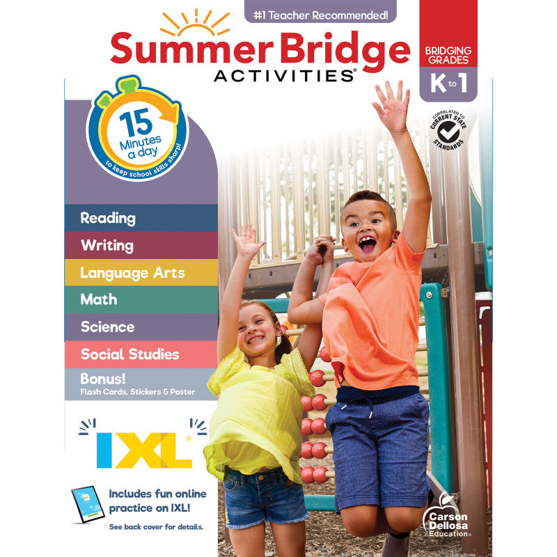 Summer Bridge Activities, Grade K-1