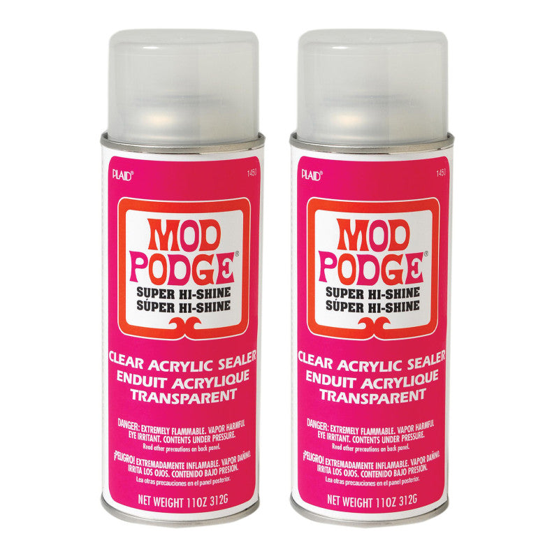Acrylic Aerosol Sealer, 11oz., Super High Shine, Pack of 2