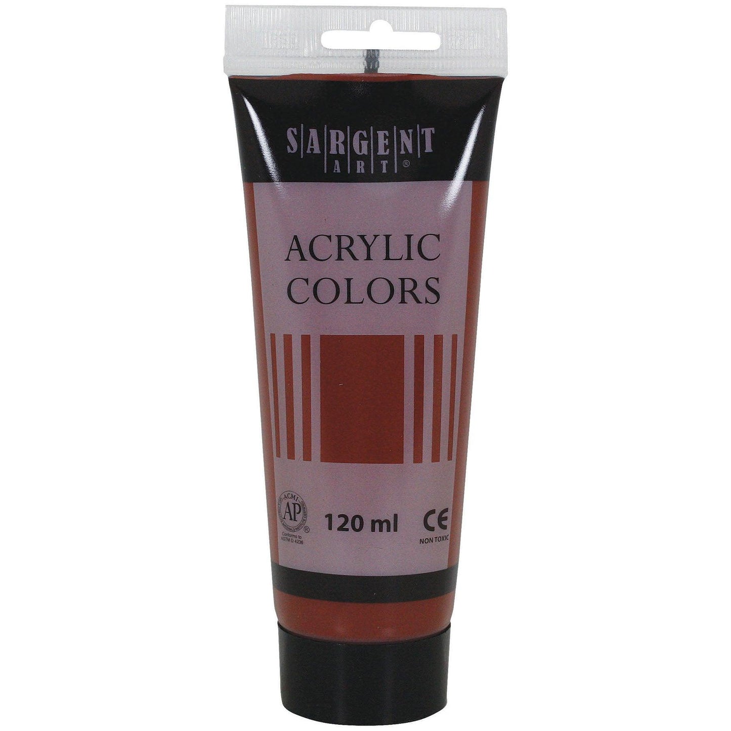 Acrylic Paint Tube, 120 ml, Venetian Red, Pack of 6 - Loomini