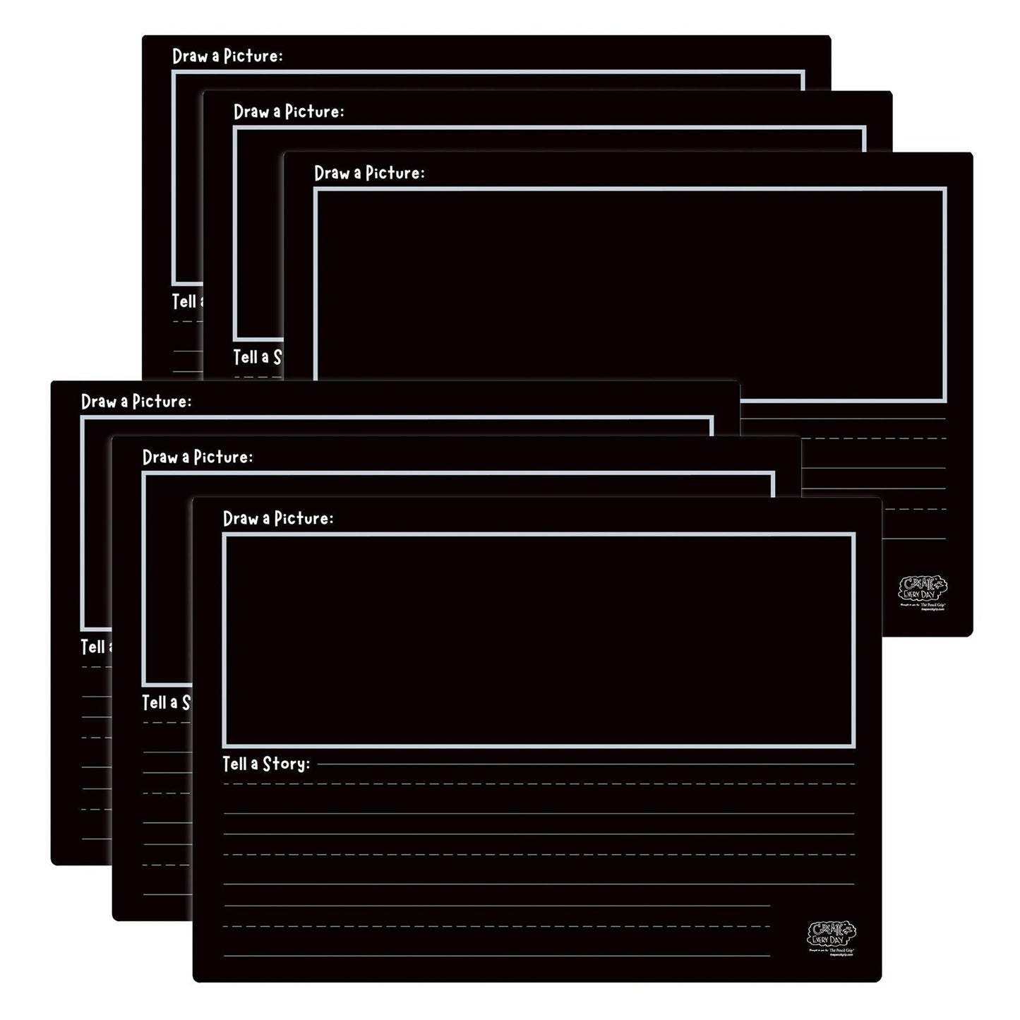 Activity Playmat - Draw a Picture, Pack of 6 - Loomini