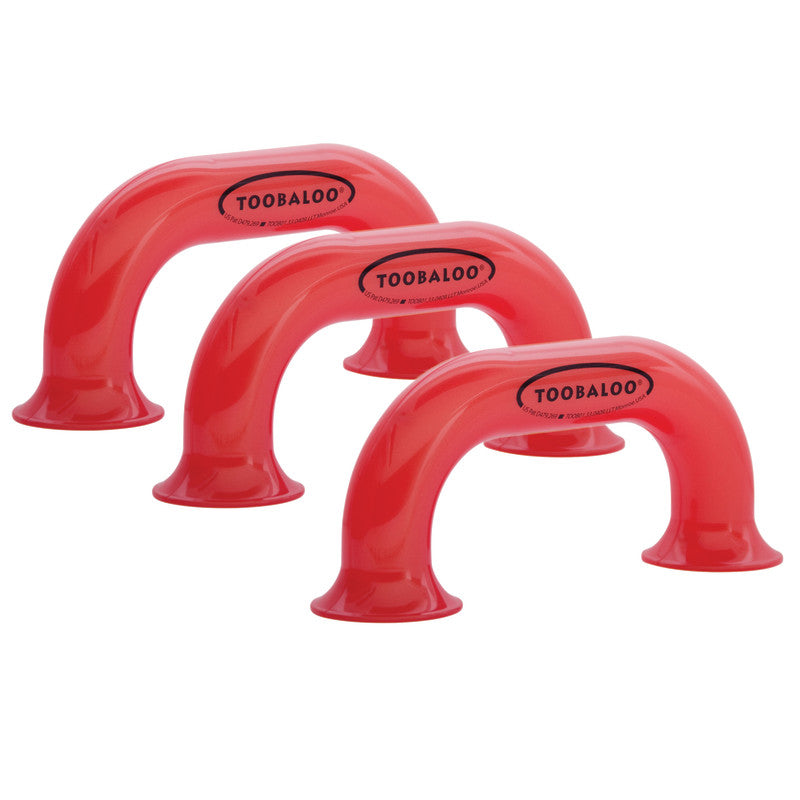 Toobaloo® Auditory Feedback Educational Tool, Red, Pack of 3