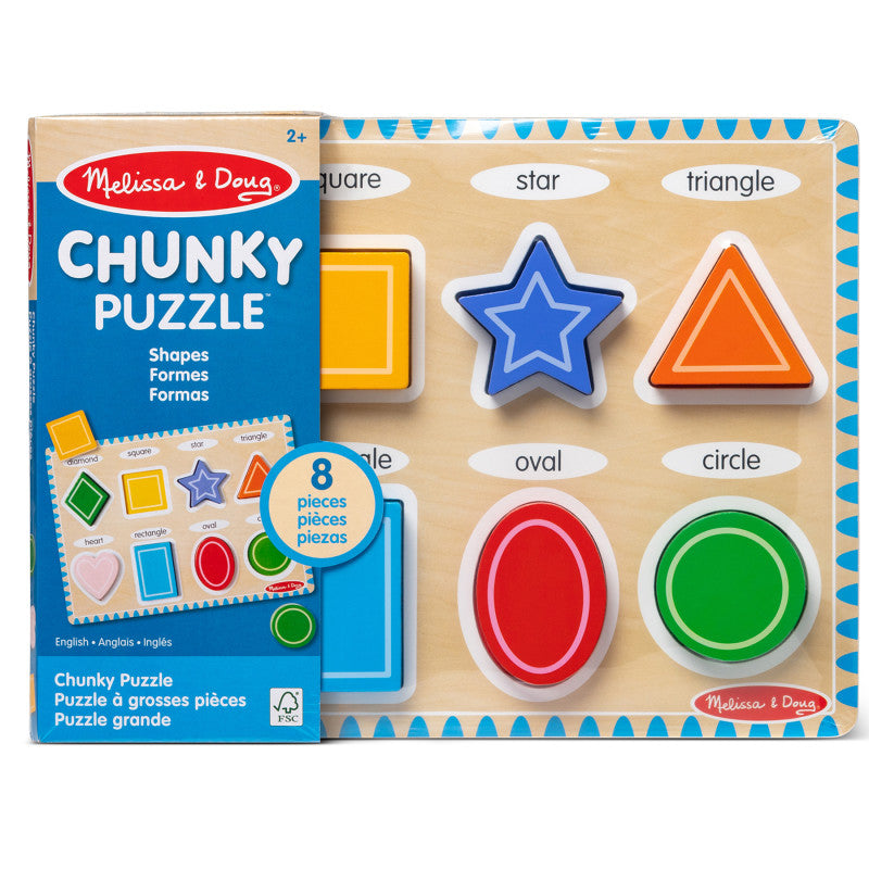 Shapes Chunky Puzzle - 8 Pieces