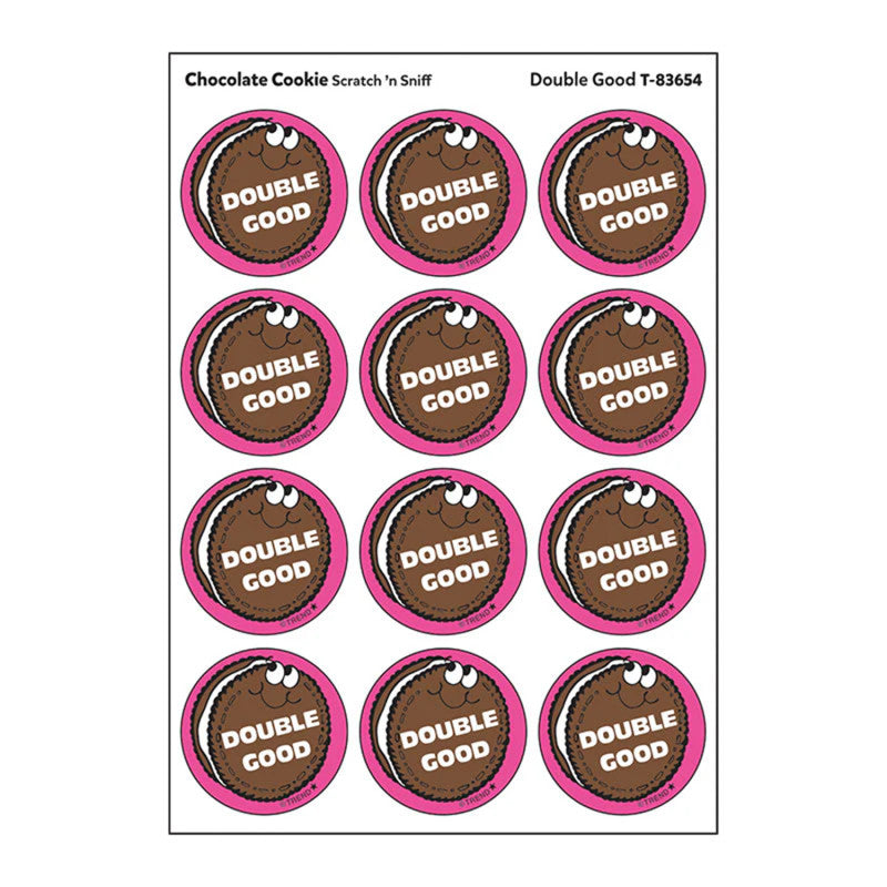 Double Good/ Chocolate Cookie Scent Stickers, 24 ct.