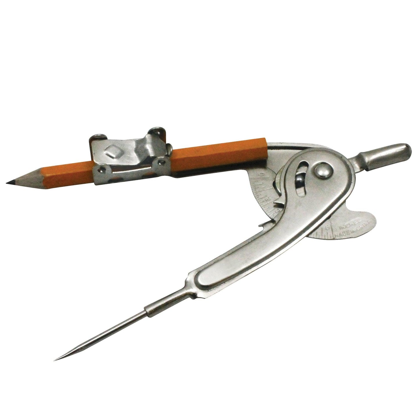 Ball Bearing Compass with Golf Pencil, Pack of 24 - Loomini