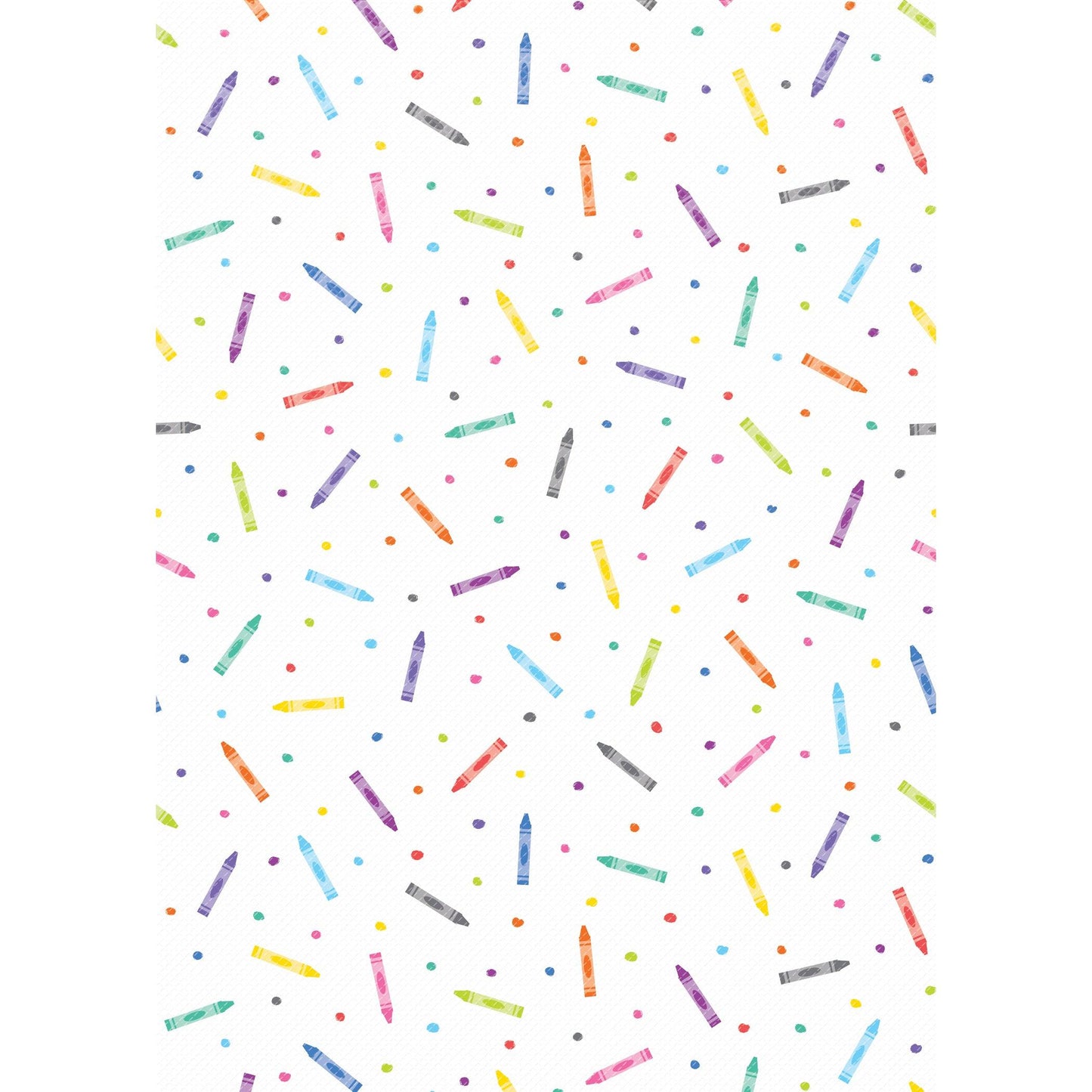 Better Than Paper Bulletin Board Roll, Colorful Crayons, 4-Pack - Loomini