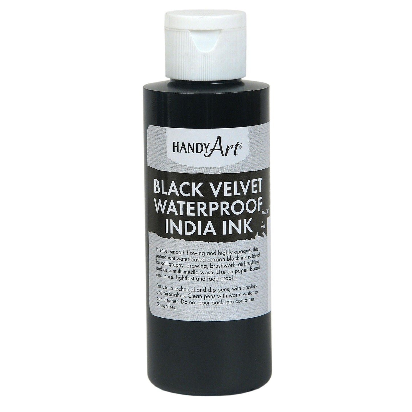 Black Velvet India Ink, 4. oz, Pack of 3 - Loomini