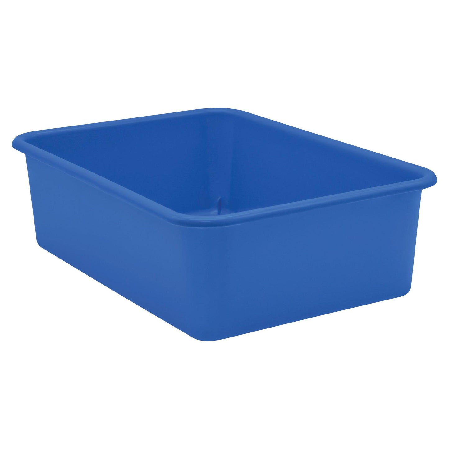 Blue Large Plastic Storage Bin, Pack of 3 - Loomini