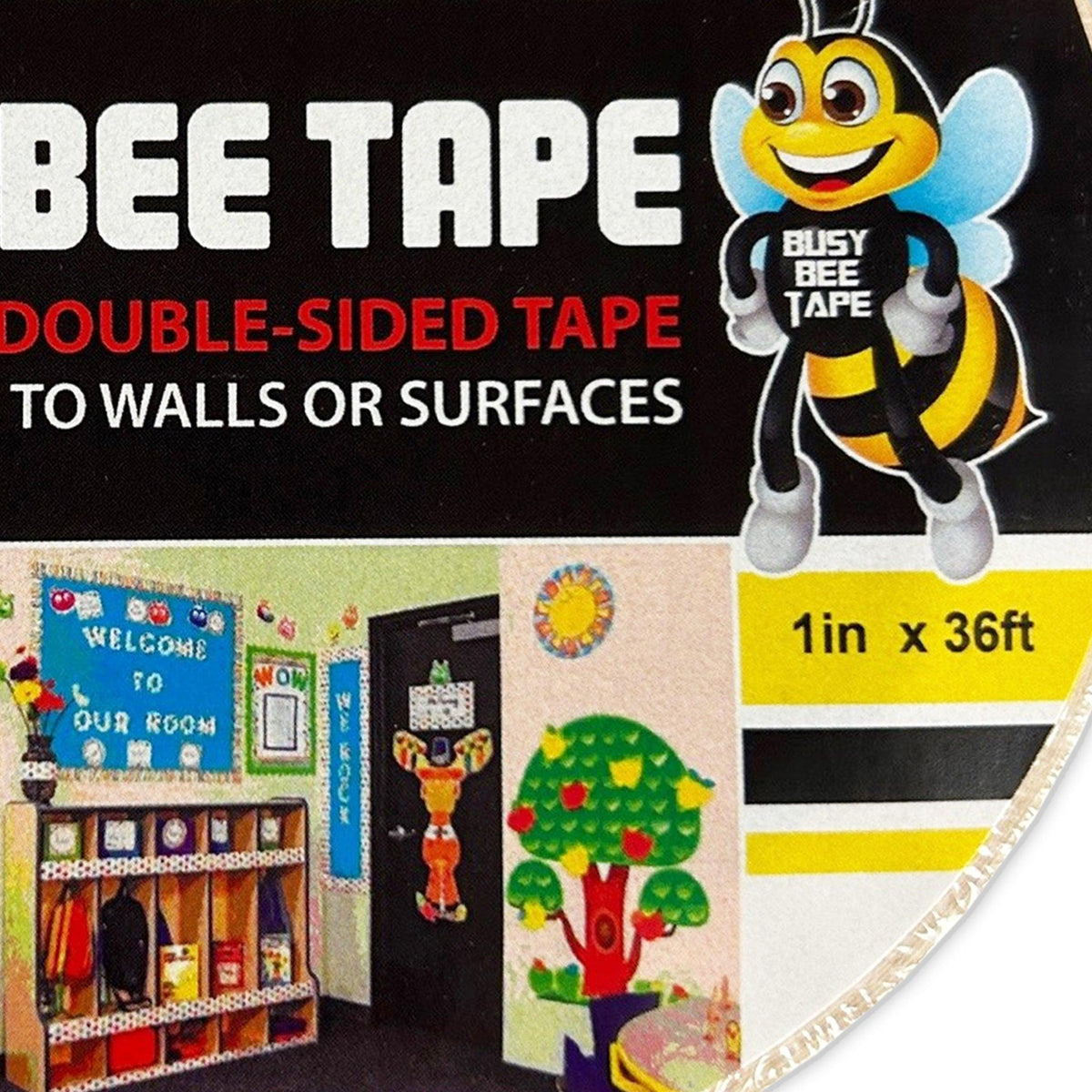 Busy Bee Tape, 1in x 36ft, Pack of 3 - Loomini