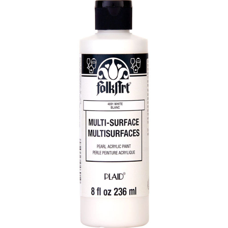 Acrylic Paint Multi-Surface, 8oz., Pearl White
