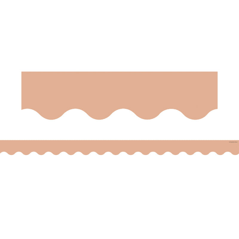 Sedona Sand Scalloped Border Trim, 35 Feet