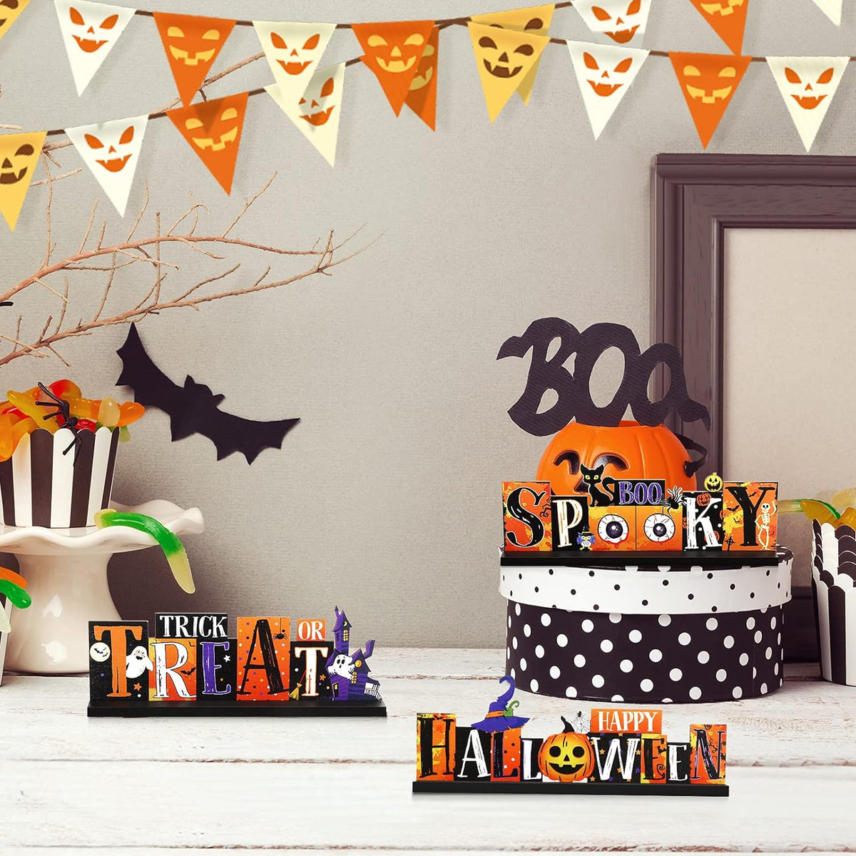 3PC Halloween Table Decor