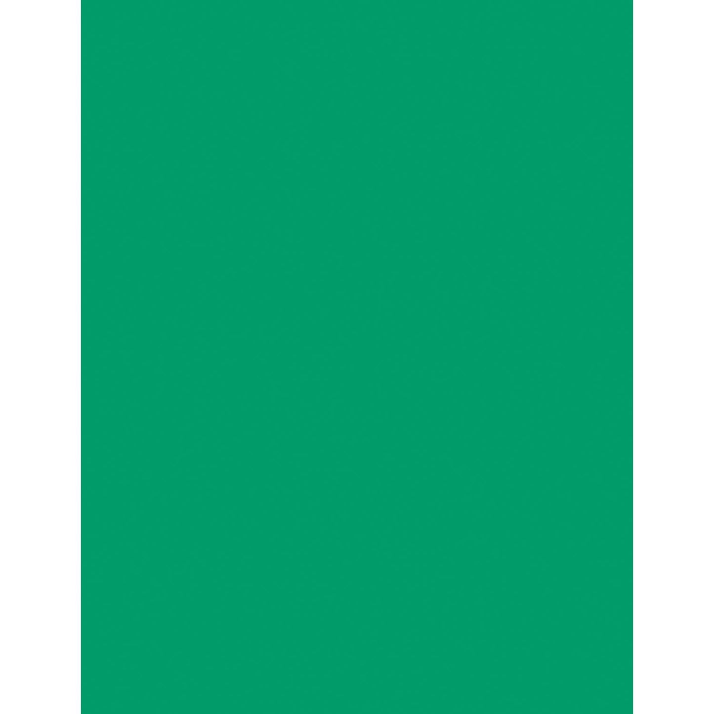 Card Stock, Emerald Green, 8-1/2" x 11", 100 Sheets - Loomini