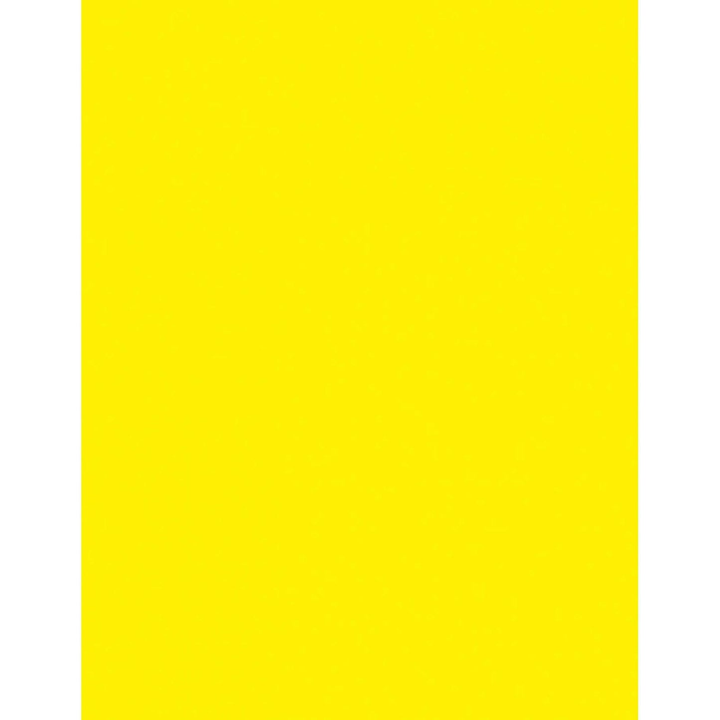 Card Stock, Lemon Yellow, 8-1/2" x 11", 100 Sheets - Loomini